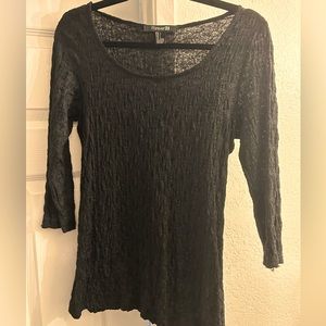 3/4 length semi sheer top for sale - good condition.